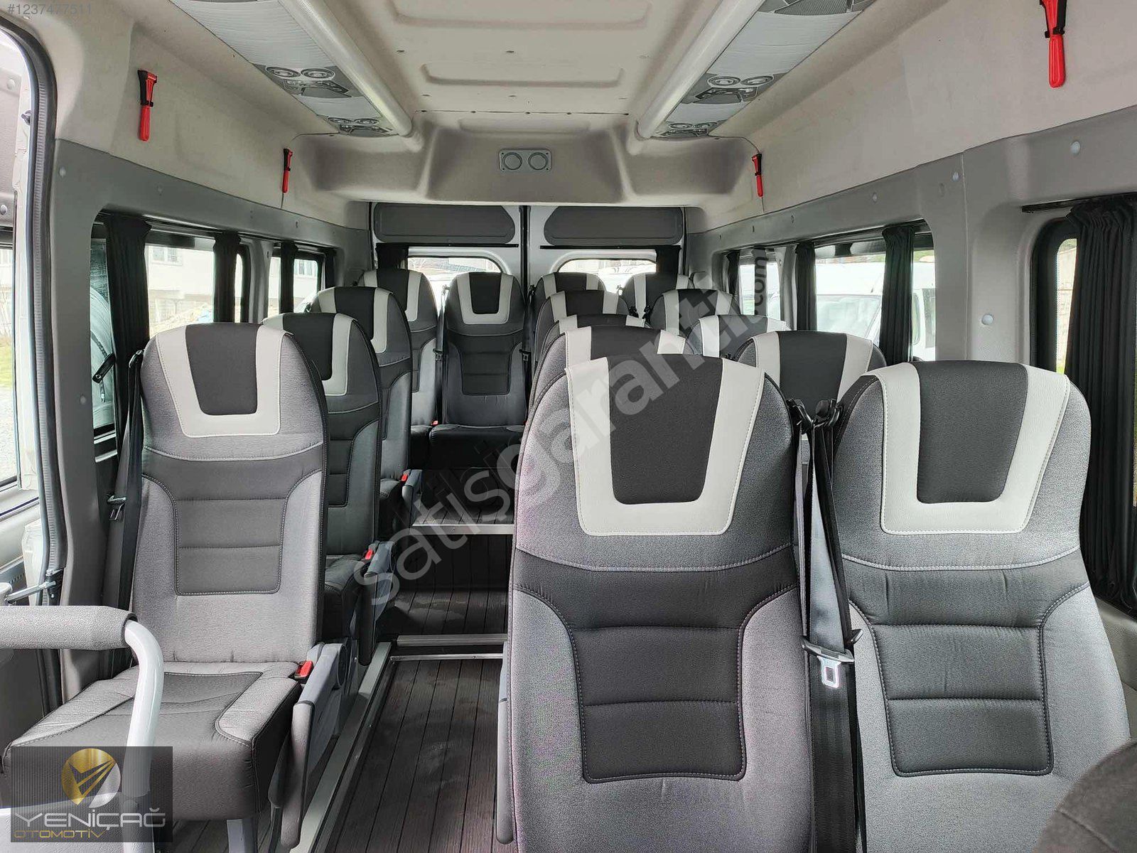 2025 FİAT DUCATO 16+1 Personel Sıfır Hemen Teslim .