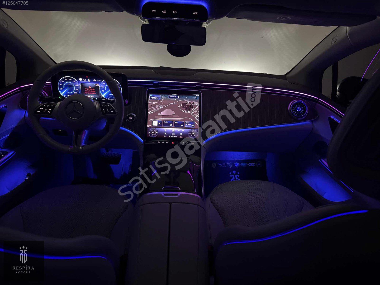 RESPİRA MOTORS EQE 350+ BAYİ/ARKA AKS/BEJ/BURMESTER/360/HATASIZ