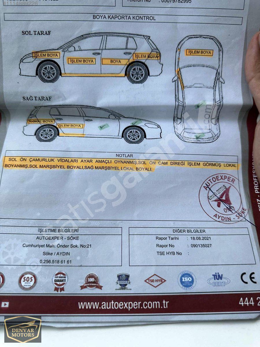 Denvar Motors" FİESTA 1.4 TDCİ COMFORT DEĞİŞENSİZ