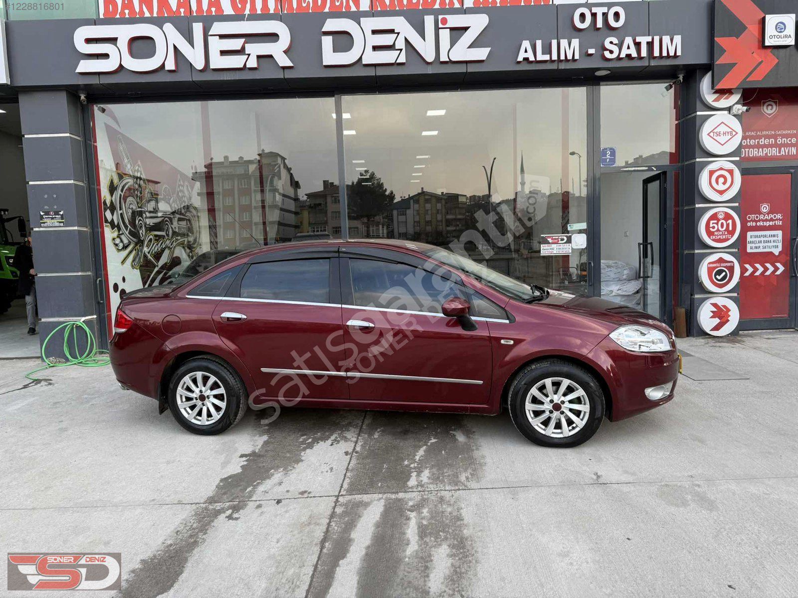2010 MODEL FİAT LİNEA 1.3 M.JET DYNAMİC 90 HP TRAMER KAYDI YOK