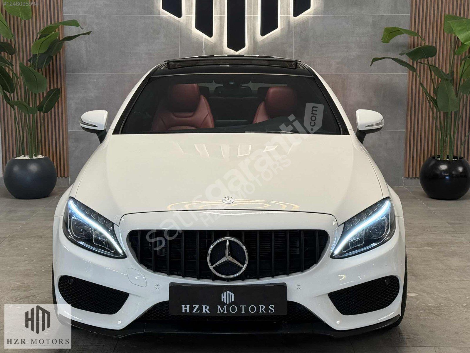 HZR MOTORS 2016 C 180 AMG CAM TAVAN (İÇ KIRMIZI) 7G TRONİC