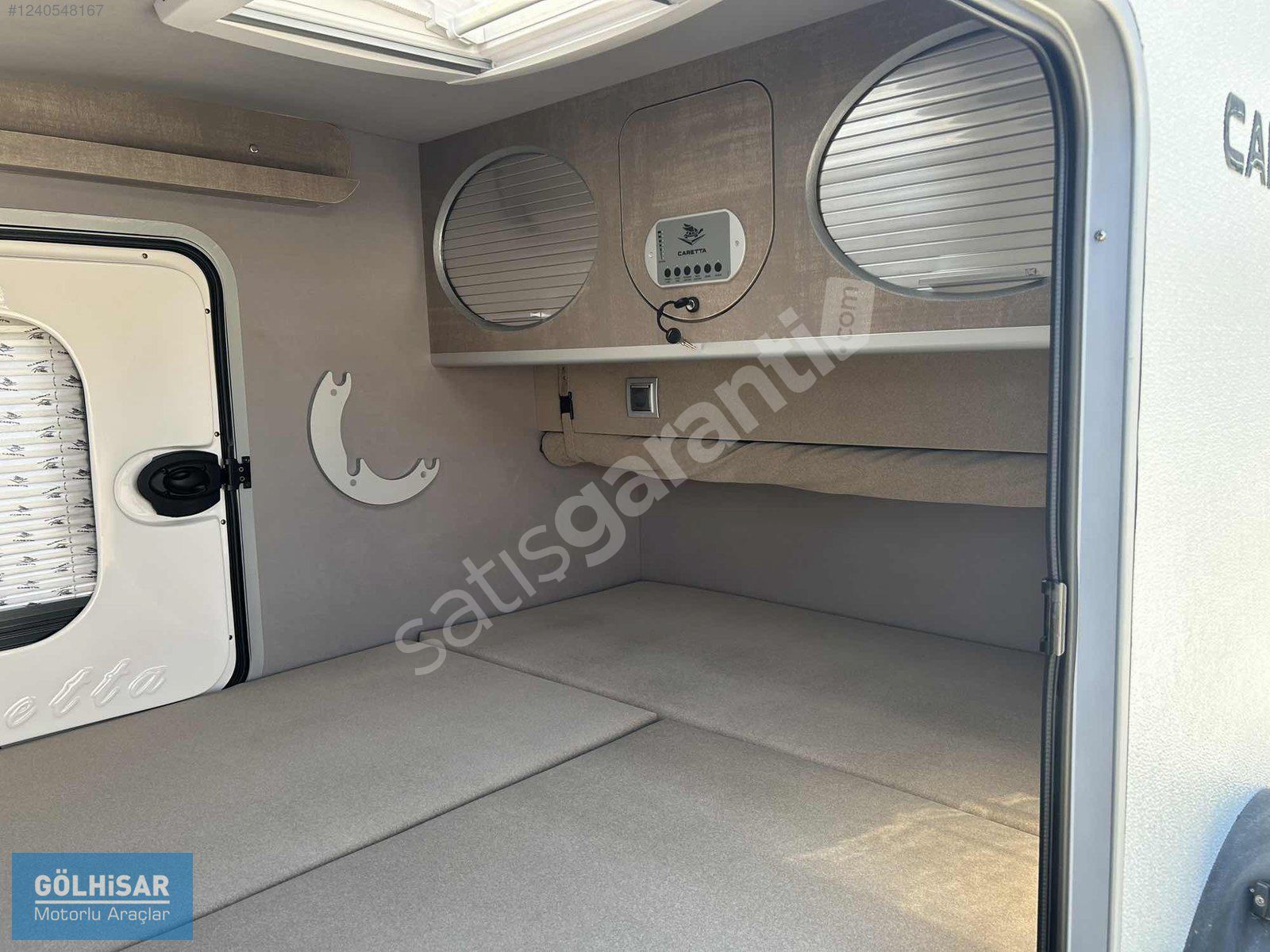 GÖLHİSAR' dan 2023 ÇEKME KARAVAN 2 KİŞİLİK CARETTA KULLANILMAMIŞ