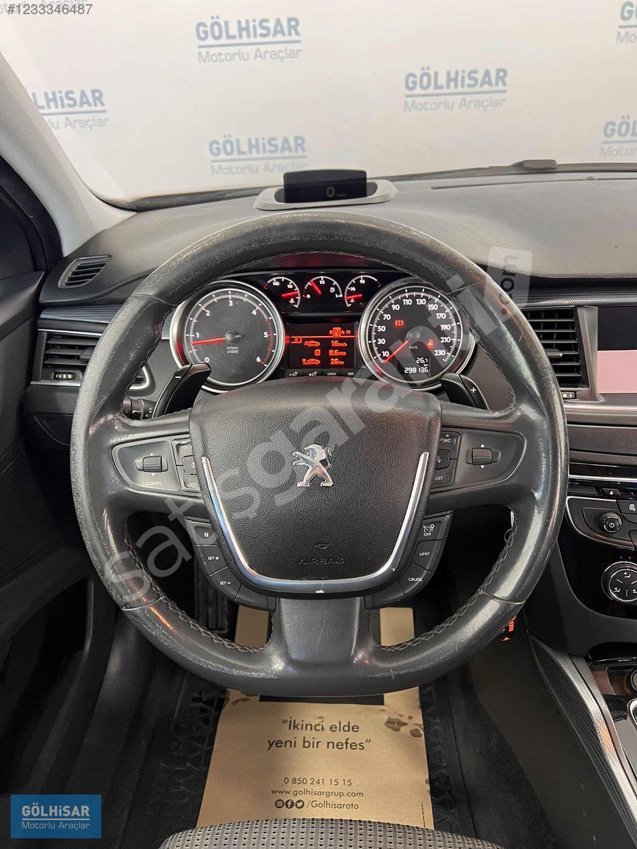 GÖLHİSAR'dan 2012 PEUGEOT 508 1.6 e-HDI ALLURE OTOMATİK