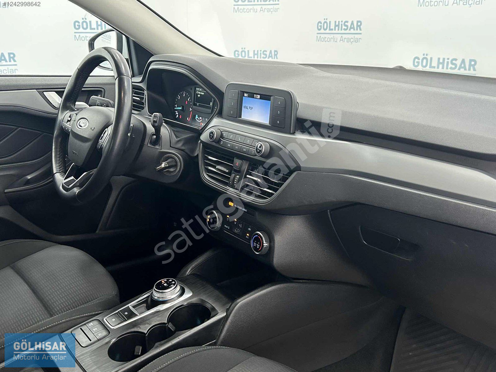 GÖLHİSAR'da 2018 YENİ KASA FORD FOCUS 1.5TDCİ TREND X OTOMATİK