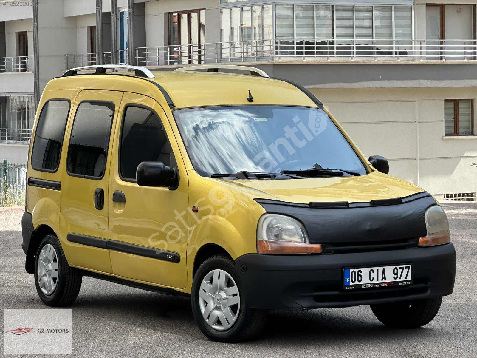 2000 MODEL 1.9 RT RENO KANGO OTOMOBİL RUHSATLI ORJ SARI BAKIMLI