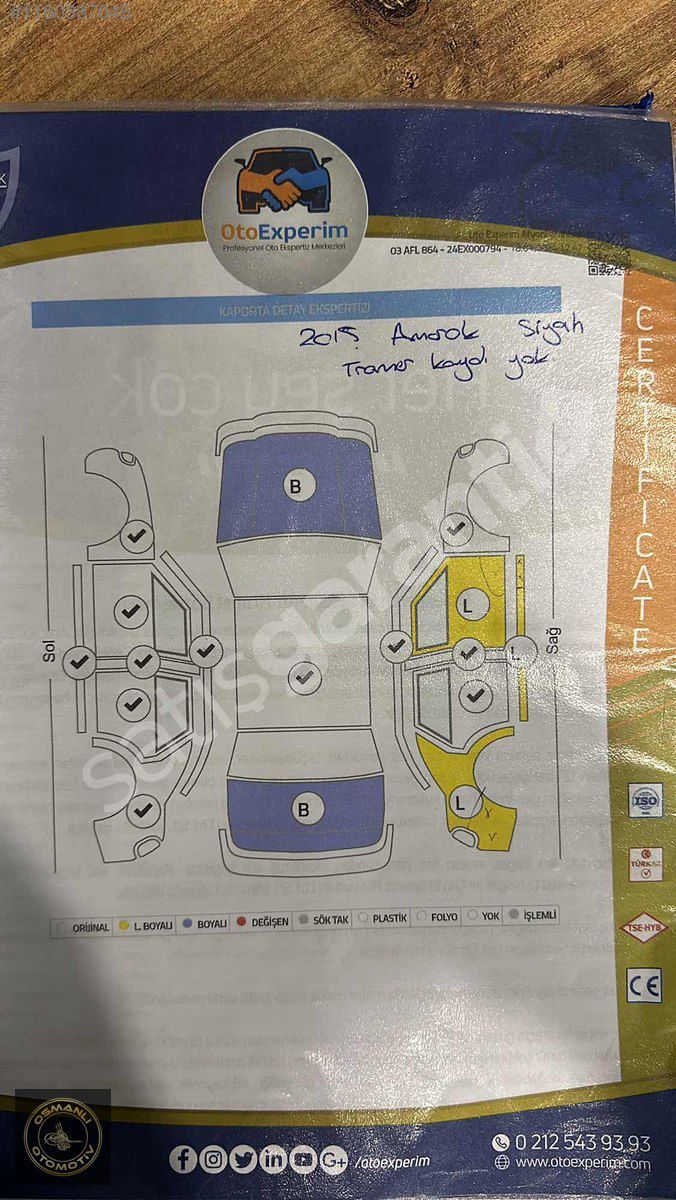 -OSMANLI-2015 4X4 OTOMATİK DEĞİŞENSİZ TRAMERSİZ BAKIMLI