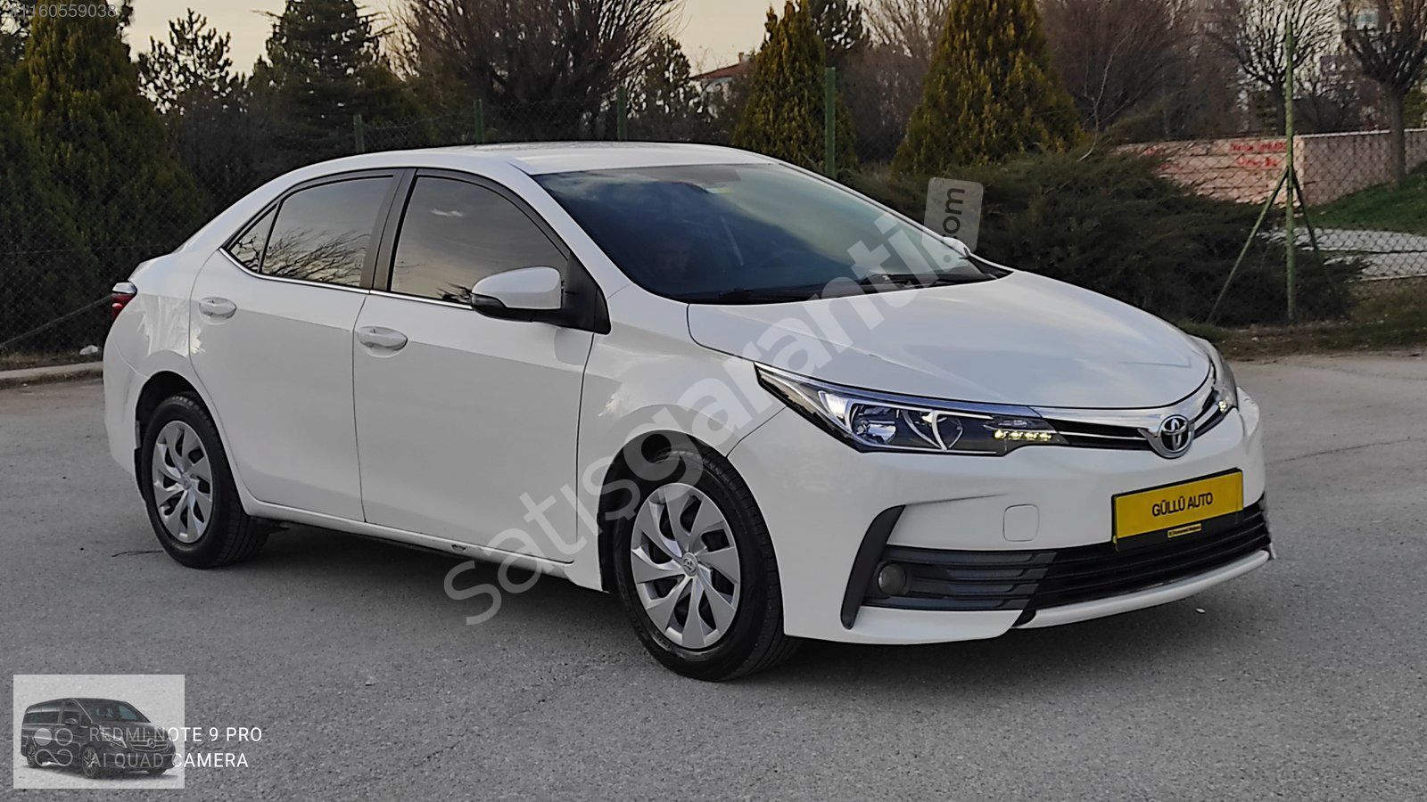 GÜLLÜ OTO 2017 COROLLA DİZEL OTOMATİK KREDİ VE KARTA 12 TAKSİT
