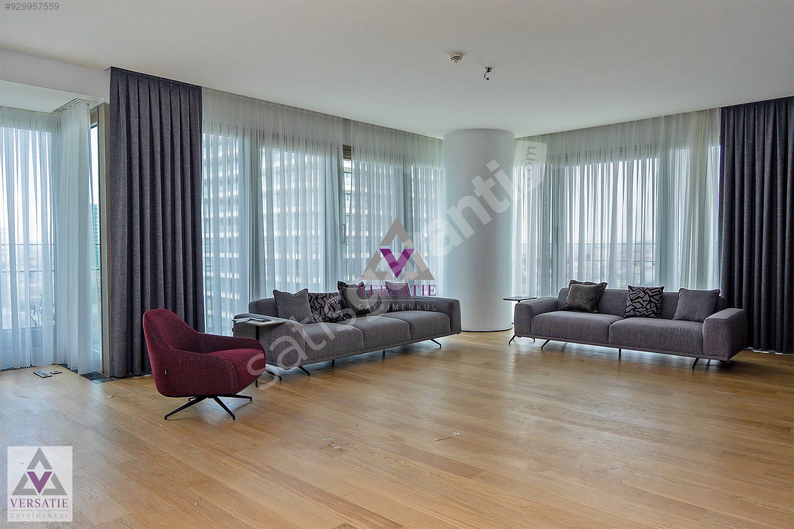 Zorlu Center'da R3 Kulede Kiralık 3.5+1 Mobilyalı & Boş Daire