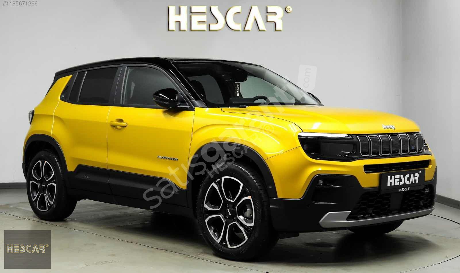 ''HESCAR''2023 JEEP AVENGER ELEKTRİK LANSMAN RENK HATASZ BOYASZ