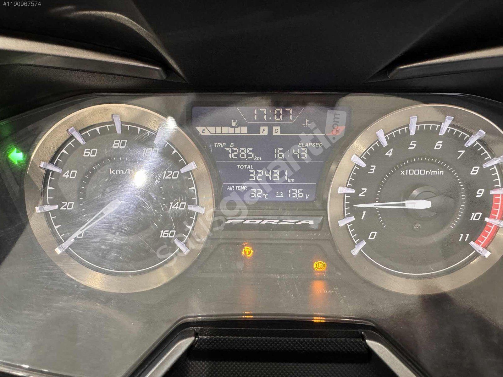 HONDA FORZA HASAR KAYITSIZ