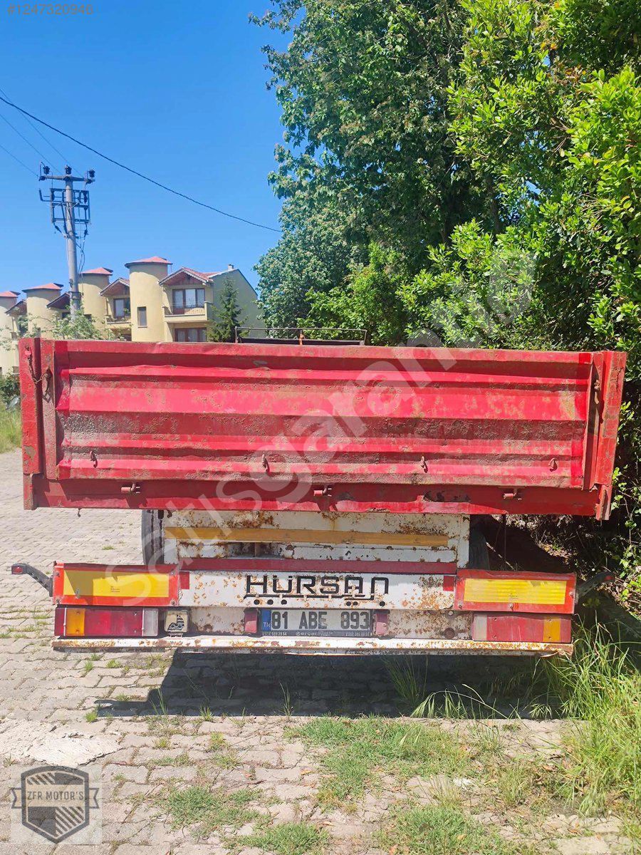 ZFR MOTORS HÜRSAN DORSE KURU YÜK DORSESİ KAPALI SAÇ VE BORU