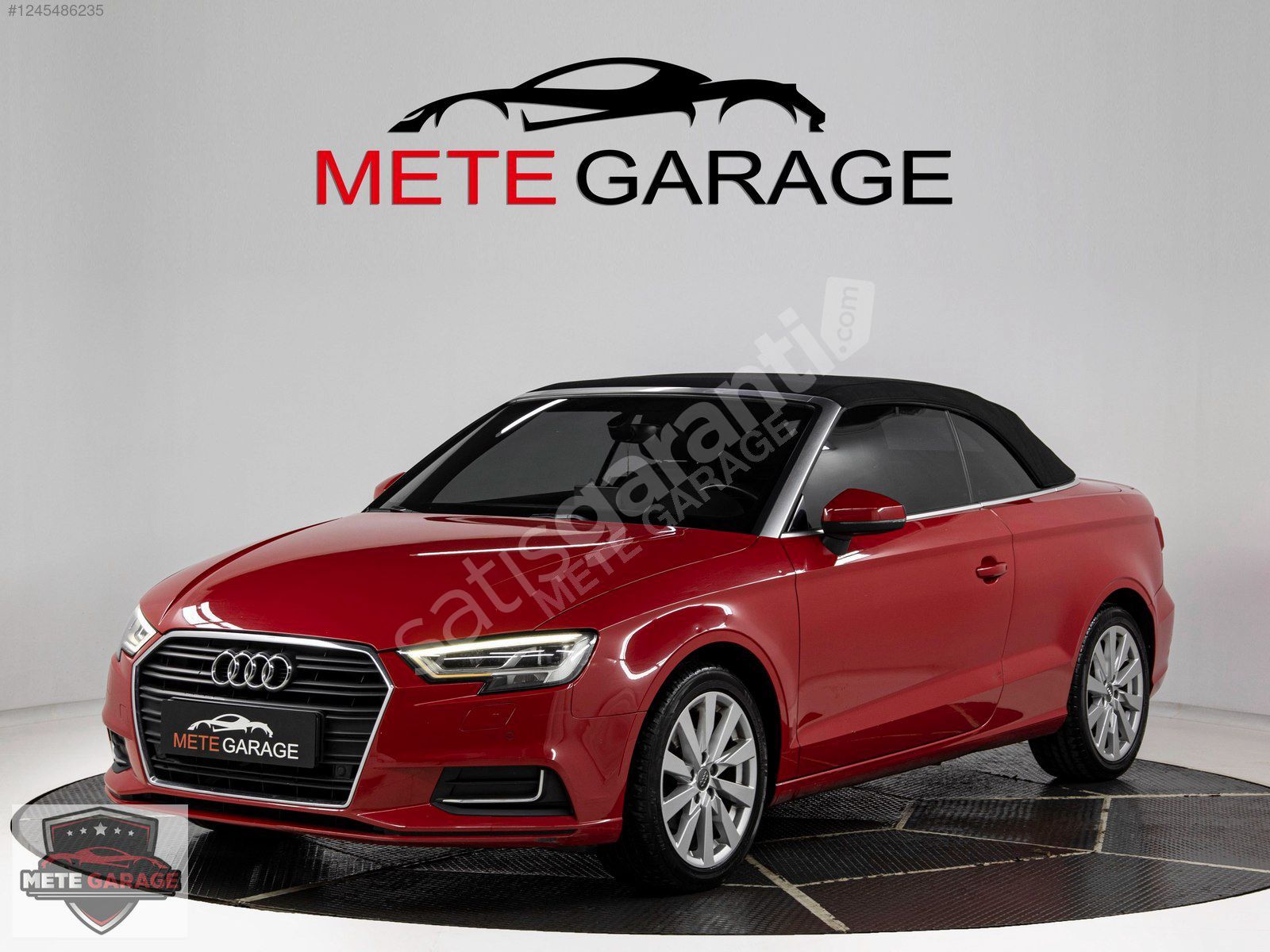METE GARAGE 2020 A3 CABRİO 35 TFSI Design KIRMIZI/SİYAH TENTE