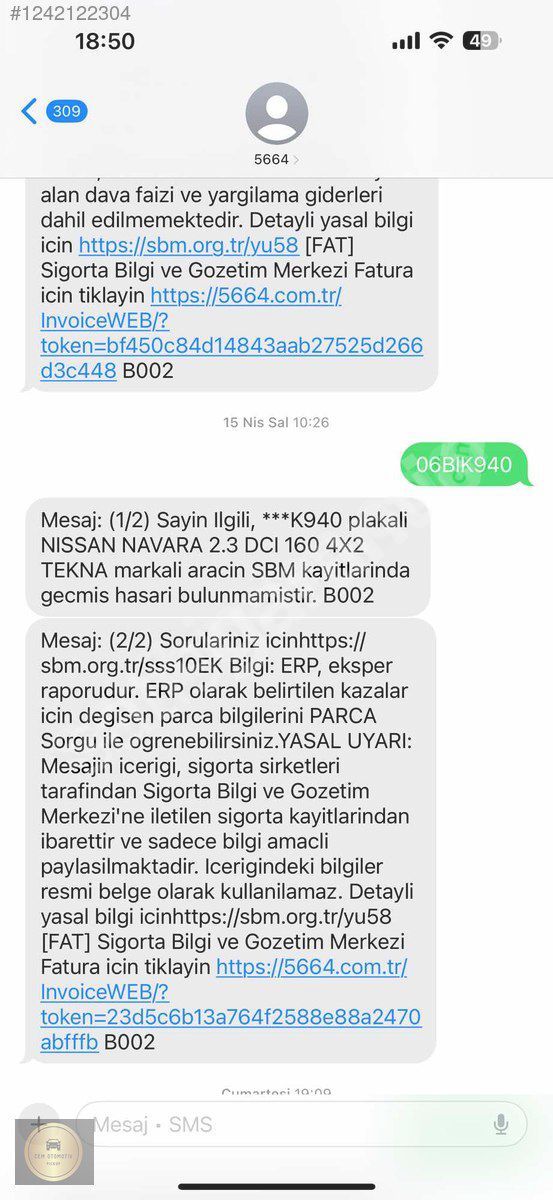CEM OTOMOTİV DEN 2018 MODEL 4x2 TEKNA HATASIZ BOYASIZ