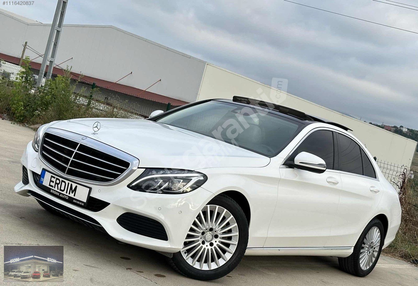 ERDİM'DEN 2015 MODEL MERCEDES C200 d EXCLUSİVE BOYASIZ İMZALI
