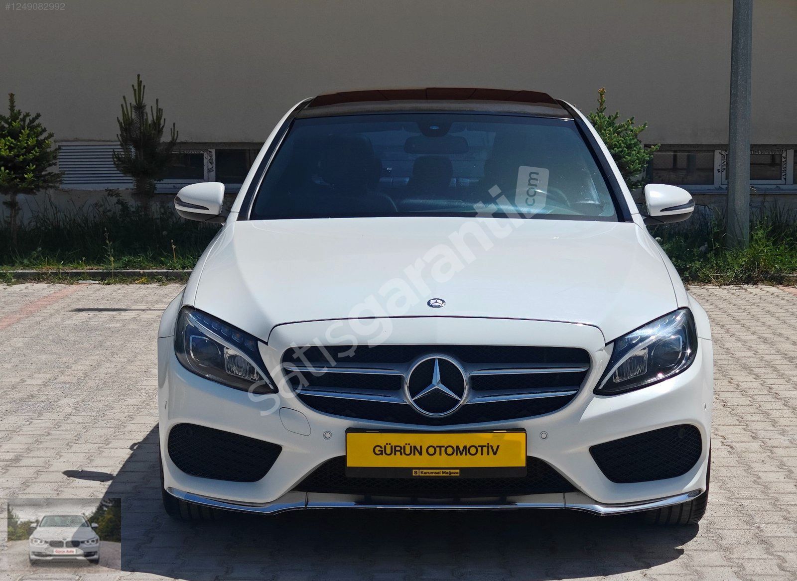 2015 MODEL ORJİNAL MERCEDES C 200d AMG BEYAZ FUL+FUL