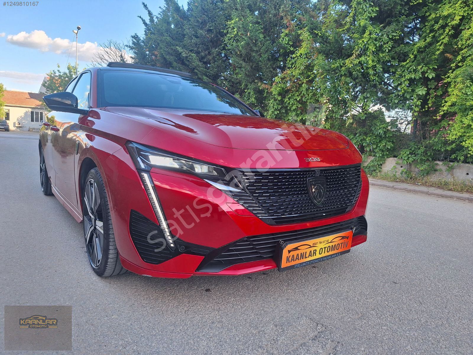 308 GT 360° KAMERA CAM TAVAN ÖZEL TASARIM HATASIZ