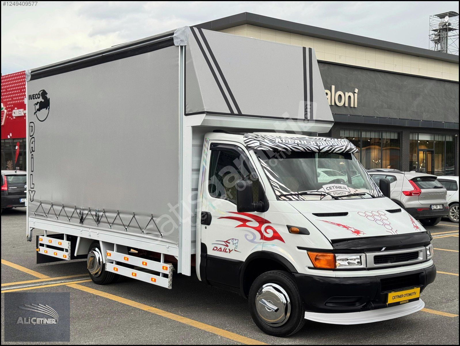 2004 IVECODAİLY ÇİFT KAYAR PERDELİ KESME KAMYONET 6 LASTİK SIFIR