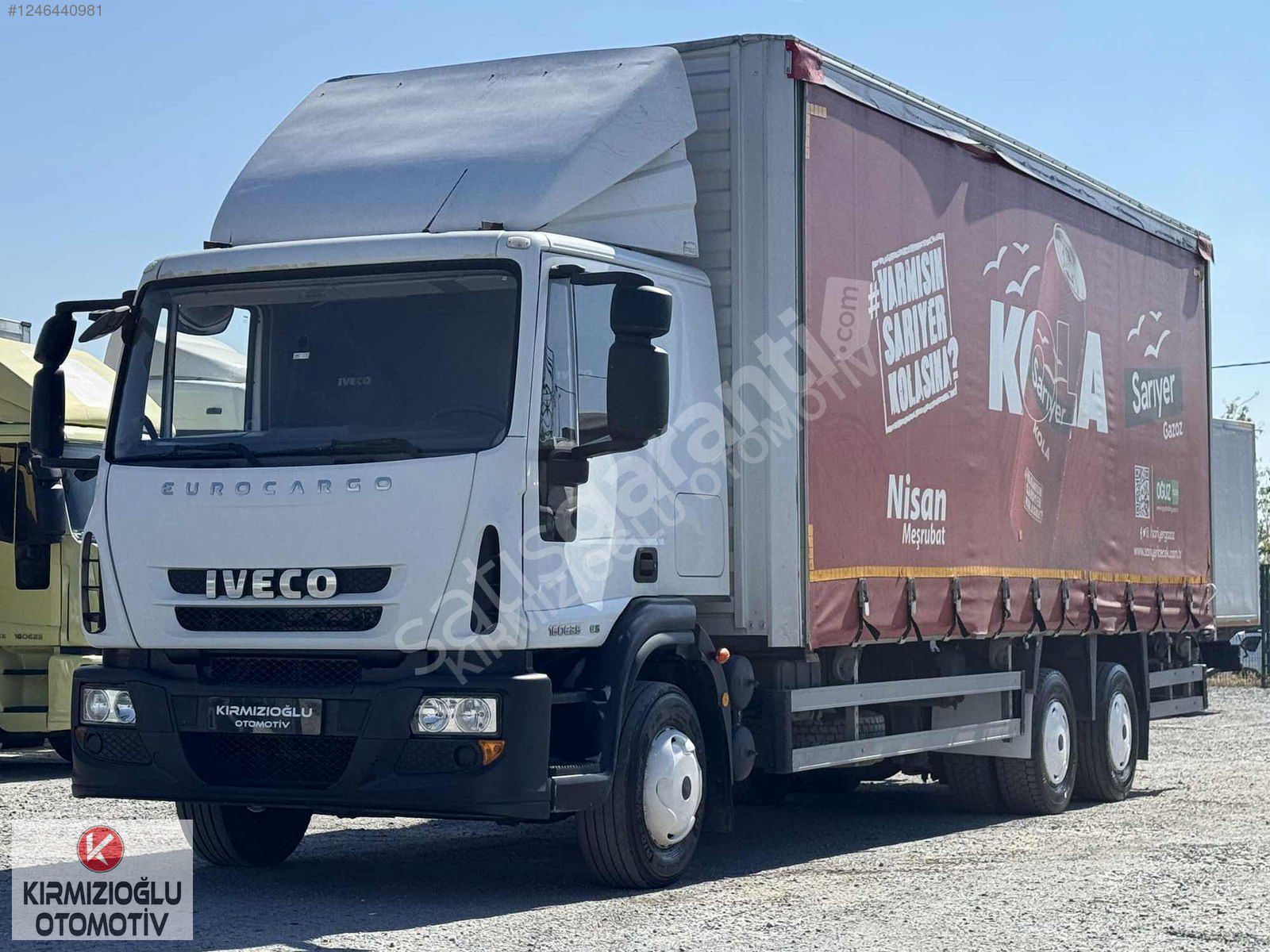 KIRMIZIOĞLU OTOMOTİV'DEN 2015 EUROCARGO KAYAR PERDE LİFTLİ