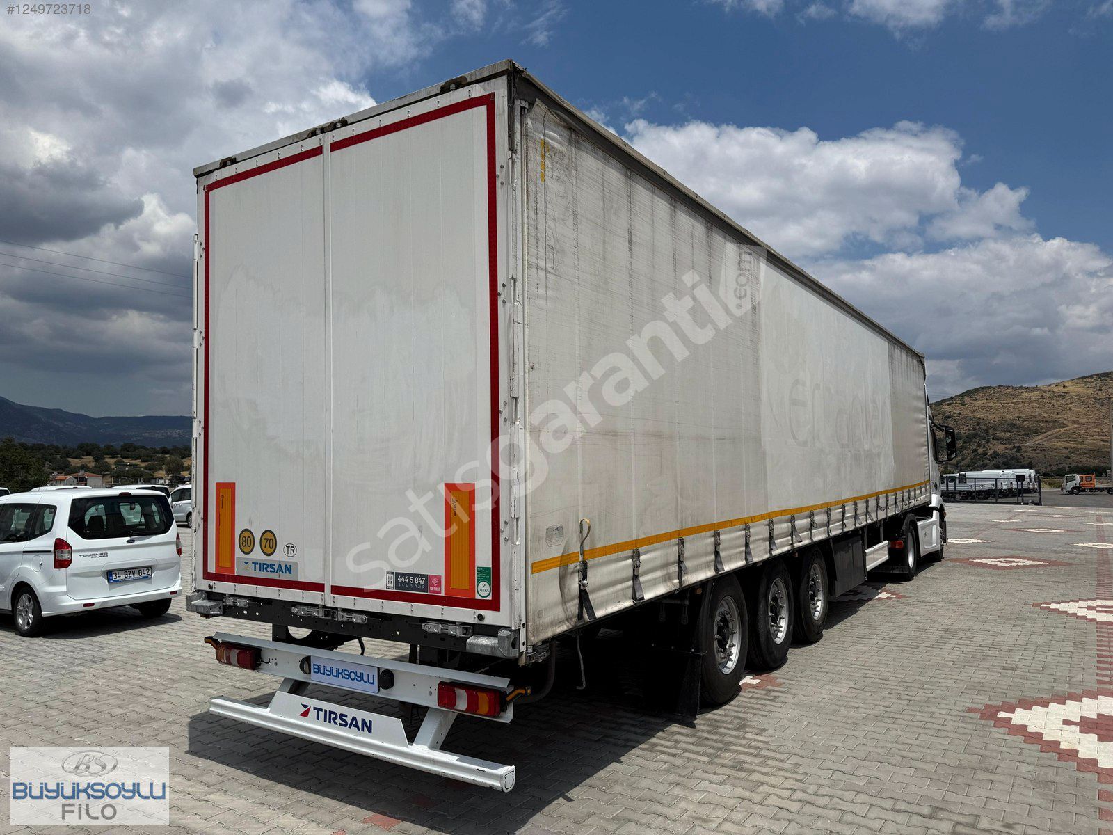 BÜYÜKSOYLU FİLO/2020 MODEL TIRSAN 13/60 3 KAYAR TENTELİ DORSE