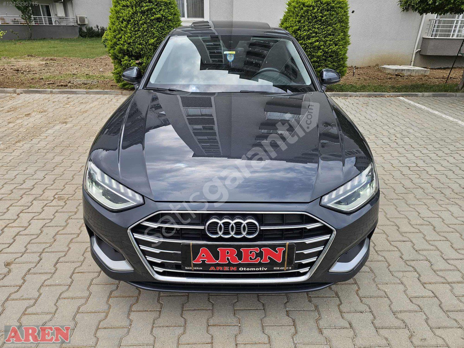 2020 MODEL HATASIZ AUDİ A4 ADVANCED TABA+HAYALET 132.000km