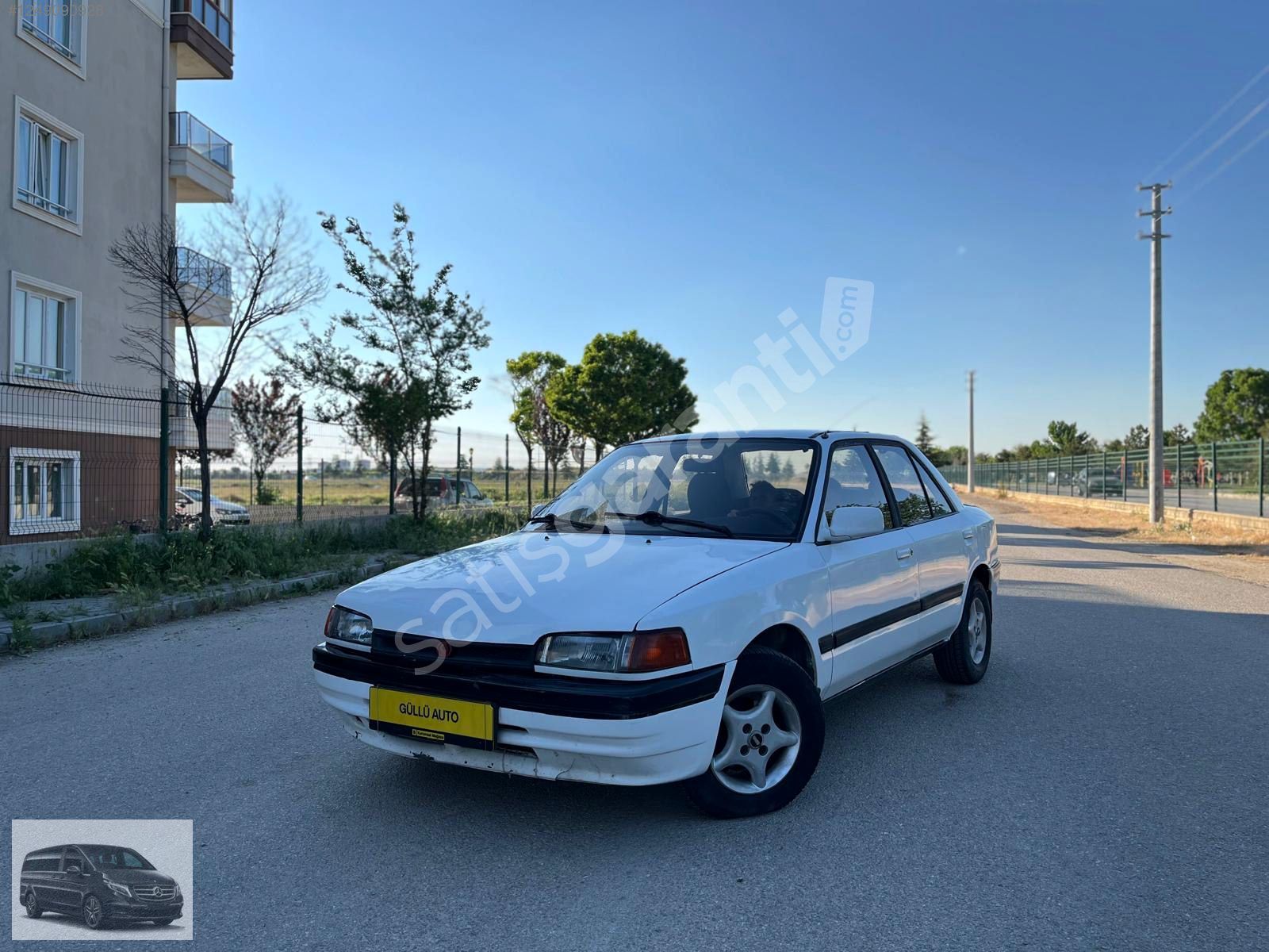 GÜLLÜ OTODAN 1993 MAZDA 323 KARTA 12 TAKSİT ELDEN TAKSİT İMKANI