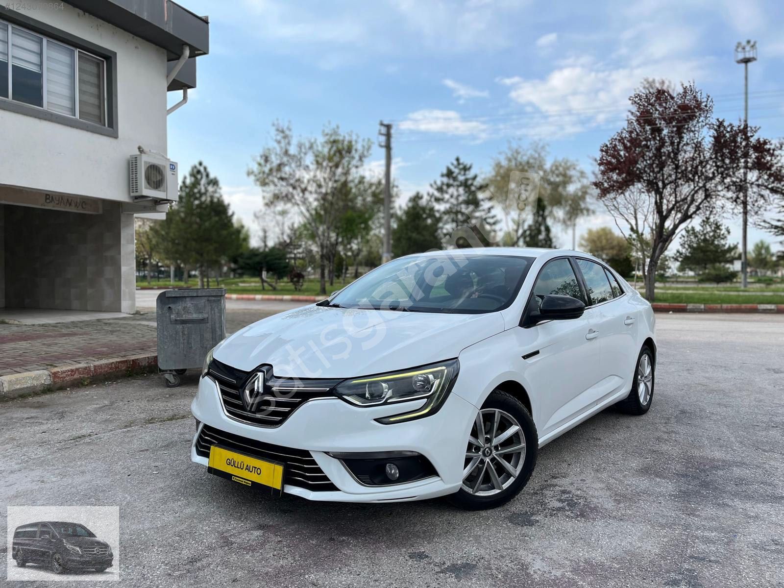 GÜLLÜ OTODAN 2017 MEGANE 4 KARTA 12 TAKSİT ELDEN TAKSİT İMKANI