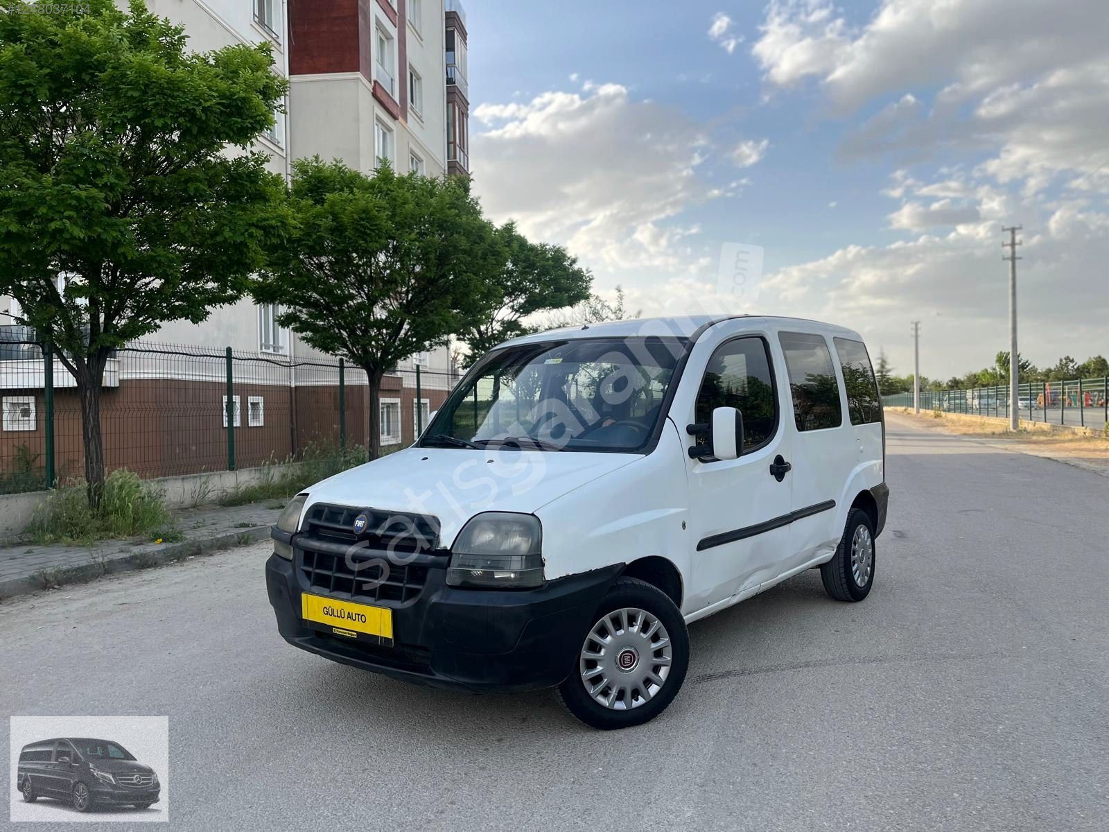 GÜLLÜ OTO DAN FİAT DOBLO 1.9D ELDEN TAKSİT VE KARTA 12 TAKSİT