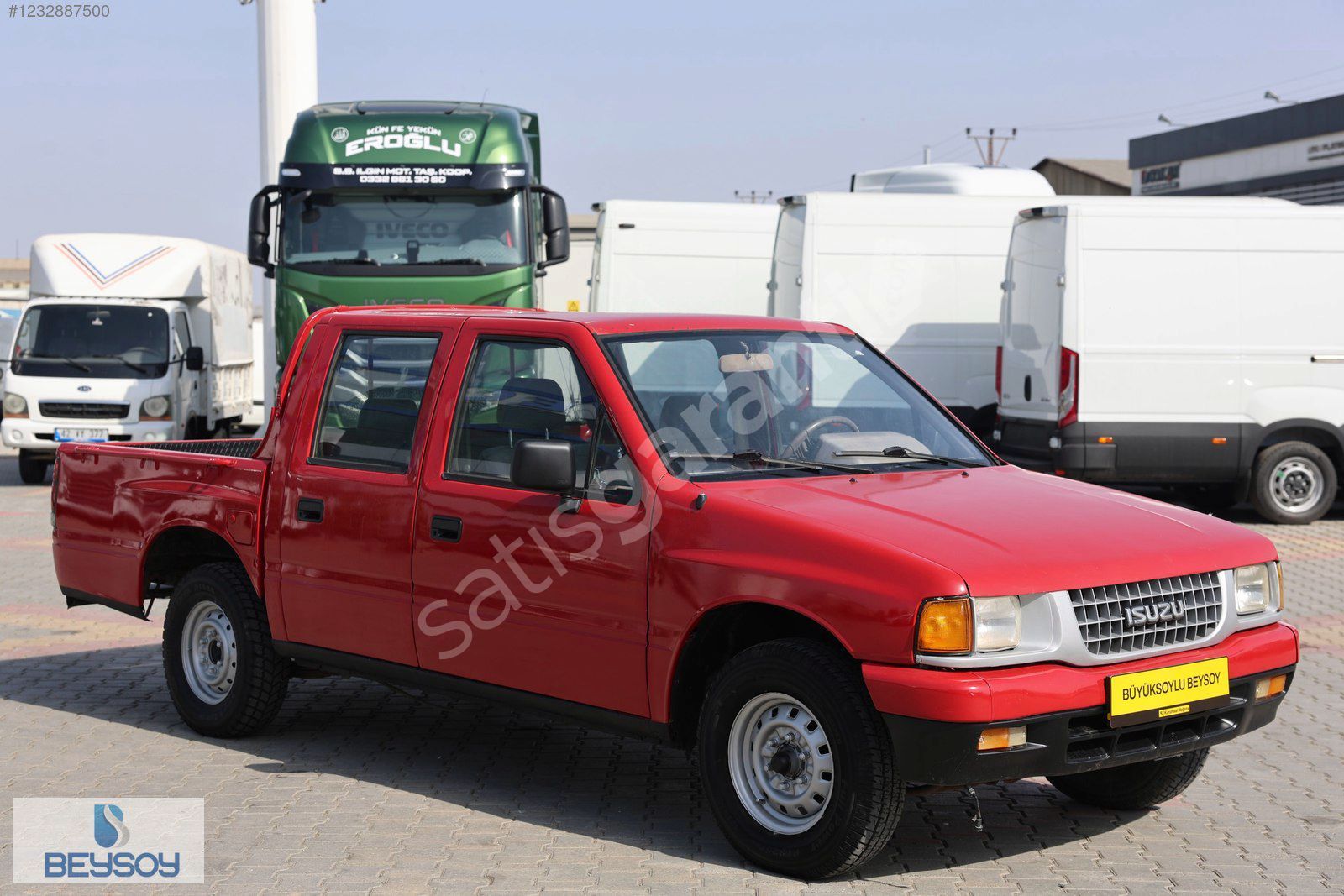BÜYÜKSOYLU BEYSOY'DAN 1993 ISUZU TF ÇİFT KABİN 2.0D KAMYONET