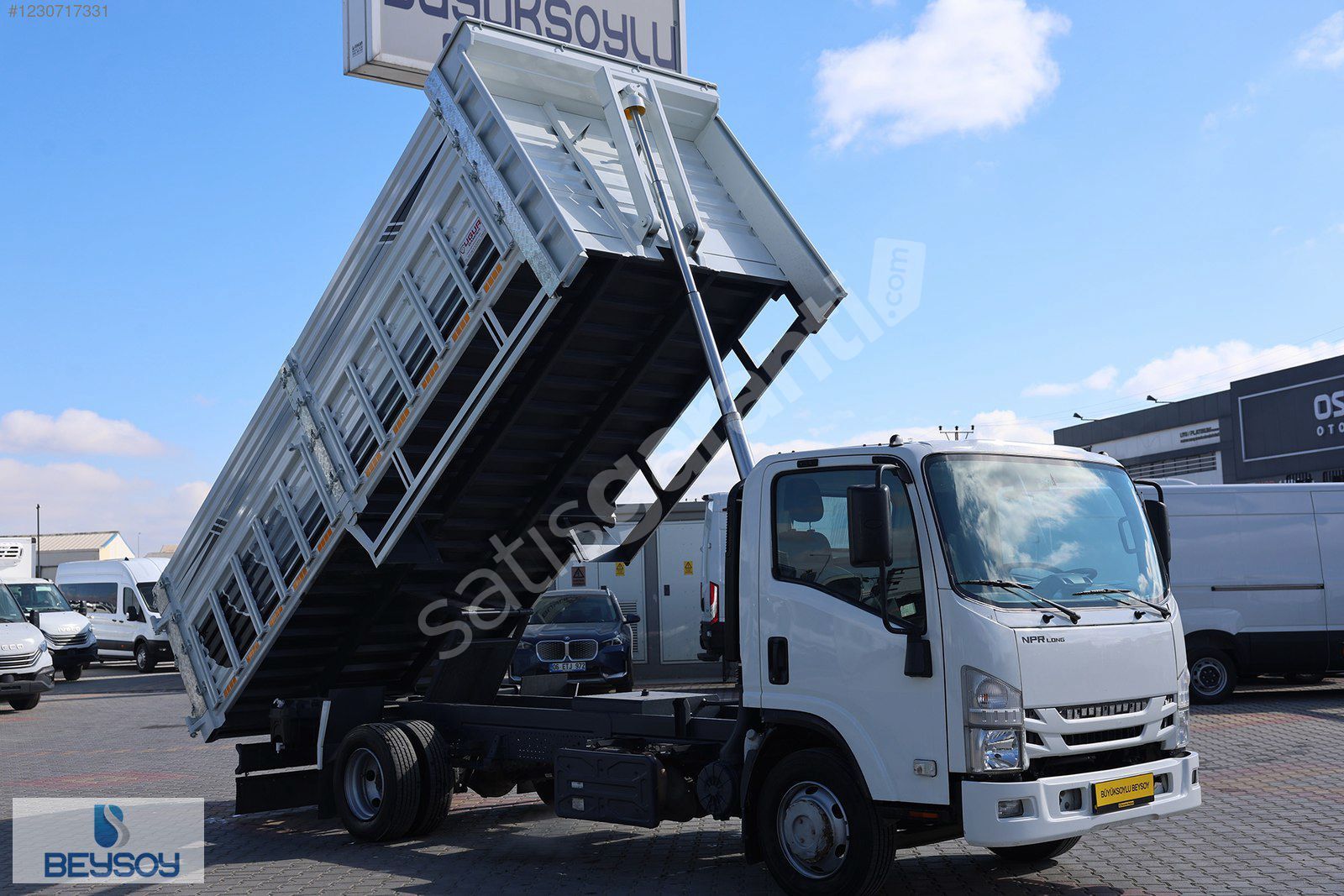 BÜYÜKSOYLU BEYSOY'DAN 2021 ISUZU NPR 7.5 LONG DAMPERLİ KAMYON