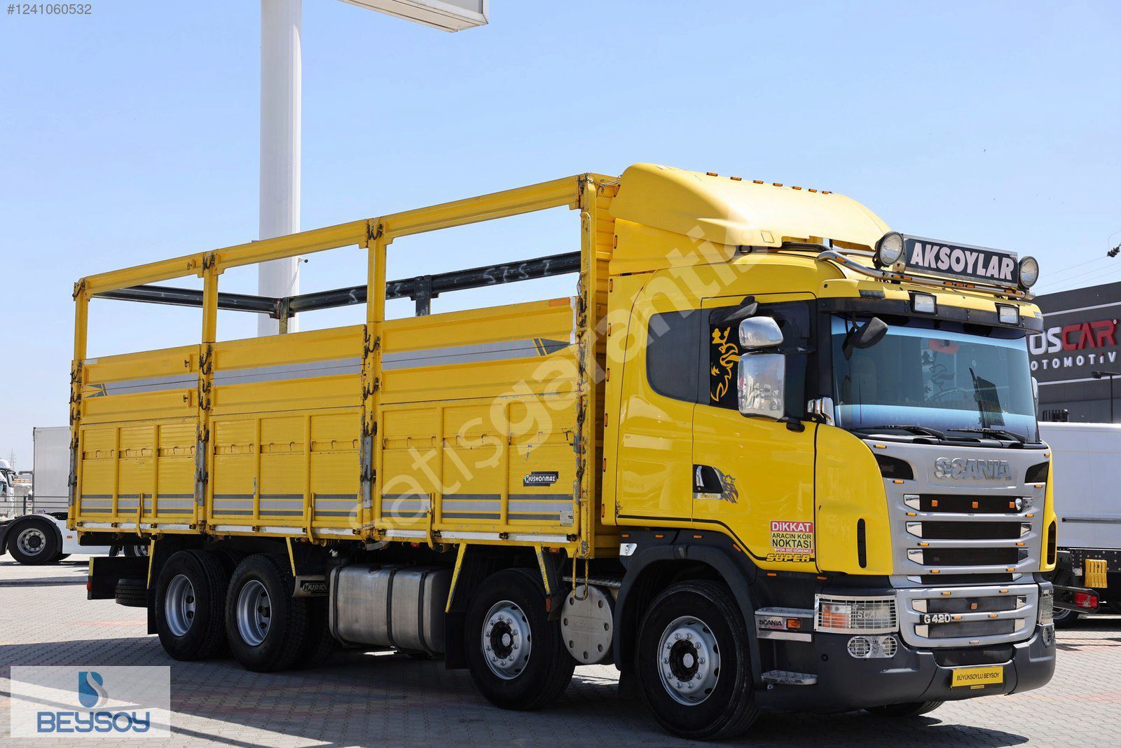 BÜYÜKSOYLU BEYSOY'DAN 2011 SCANIA G 420 8X2 KIRKAYAK ÇİFT İLAVE