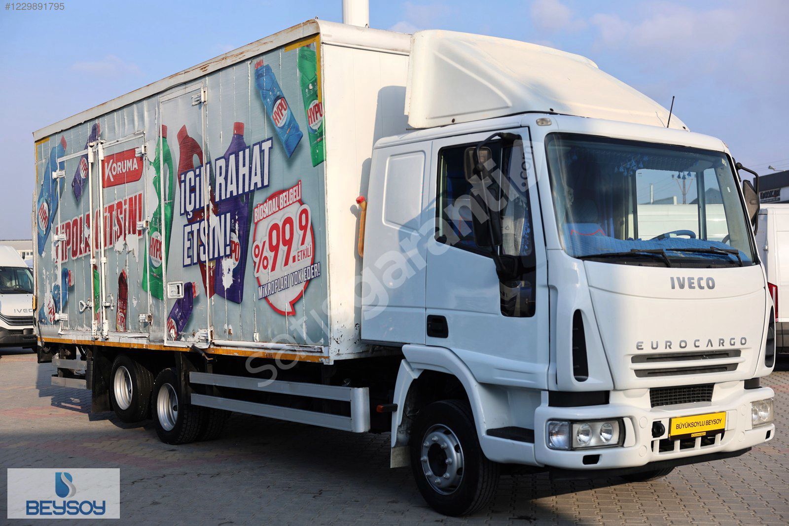 BÜYÜKSOYLU BEYSOY'DAN 2006 EURO CARGO 130E15 LİFTLİ SAÇ KASA