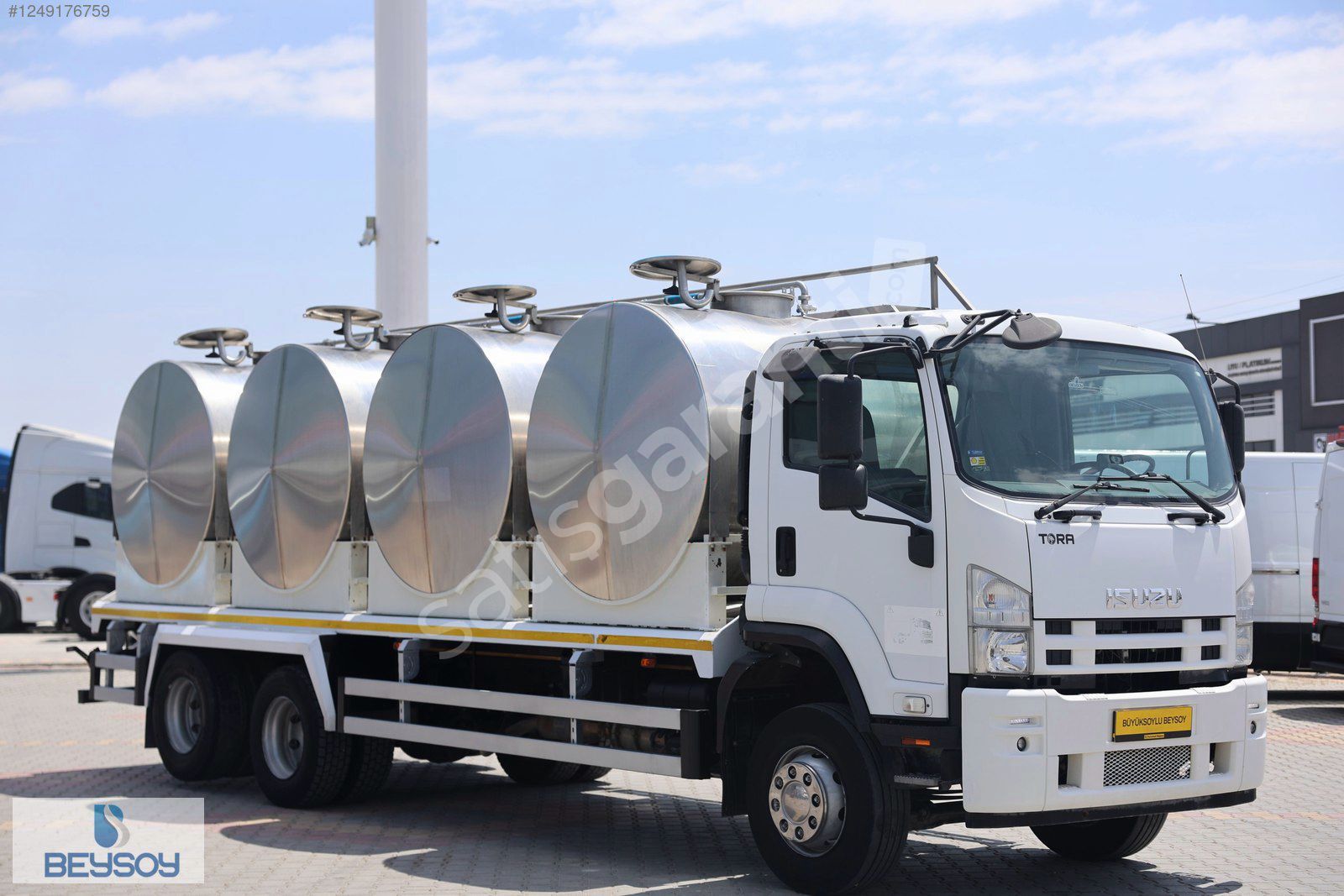 BÜYÜKSOYLU BEYSOY'DAN TORA 10 TEKER SÜT TANKLI KAMYON 190 Hp A/C
