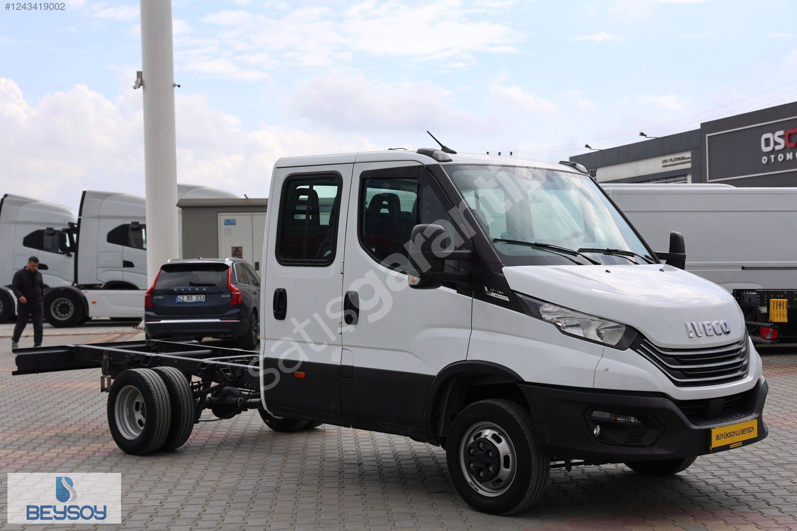 BÜYÜKSOYLU BEYSOY'DAN 2023 DAILY 35C16 3750 3000cc Ç.KABİN ŞASE