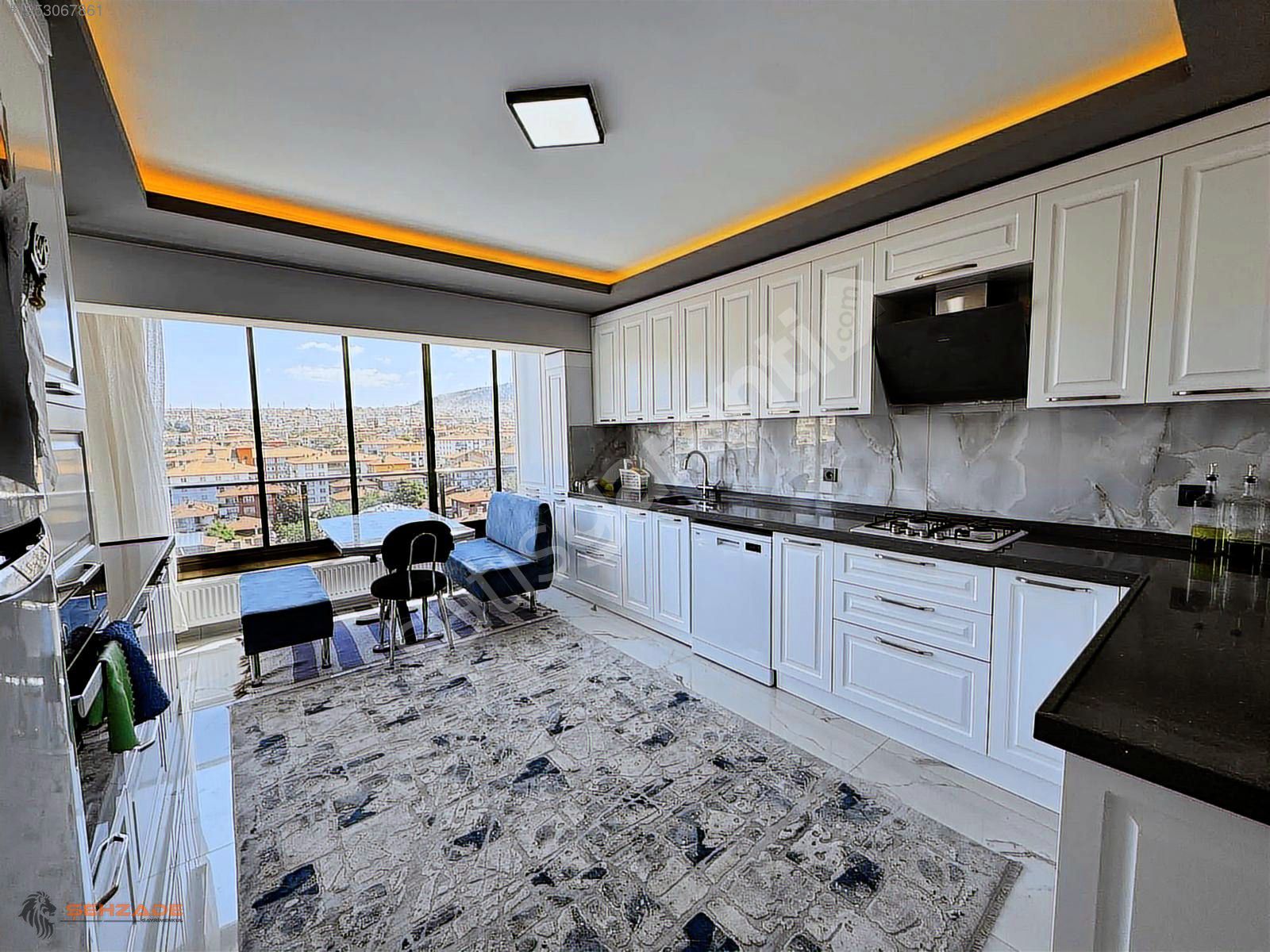 ŞEHZADE'DEN ULTRA LÜX YÜKSEK BLOK! 8. KAT 3+1 TERAS BALKON