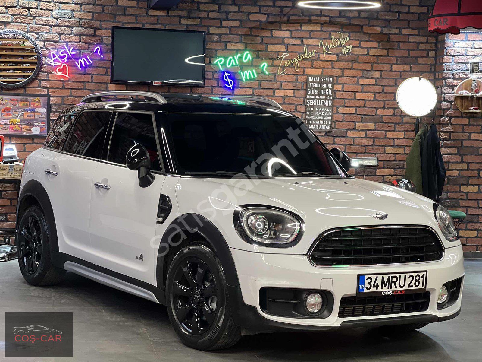 COŞ CAR MINI COOPER COUNTRYMAN 1.5 CAM TAVAN BOYASIZ DEGISENSIZ