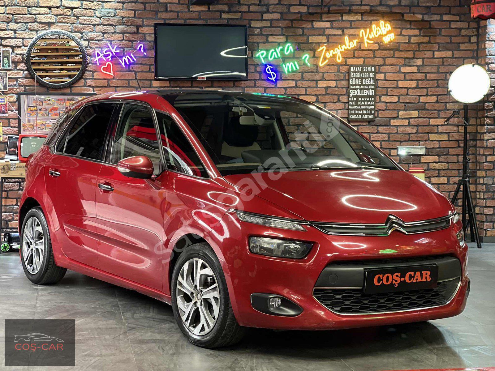 COŞ CAR CITROEN C4 PİCASSO İNTENSİVE KÖR NOKTA DEGISENSIZ FULL