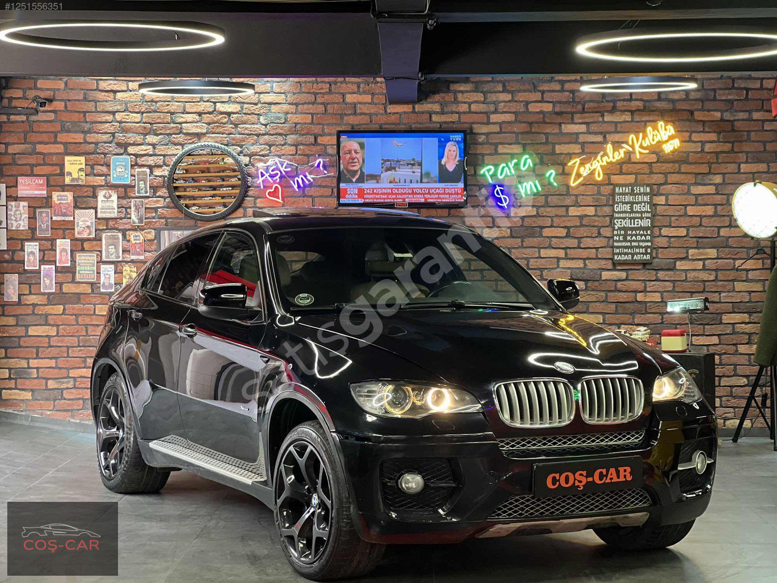 COŞ CAR BMW X6 3.5d X DRİVER M PAKET DEGISENSIZ SUNRUF GENIS EKR