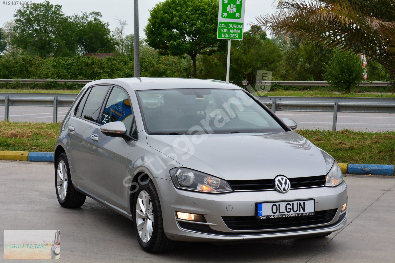 OLGUN'dan 2015 VW GOLF 1.6 TDİ BLUEM.COMFORTLİNE 110'LUK HATASIZ