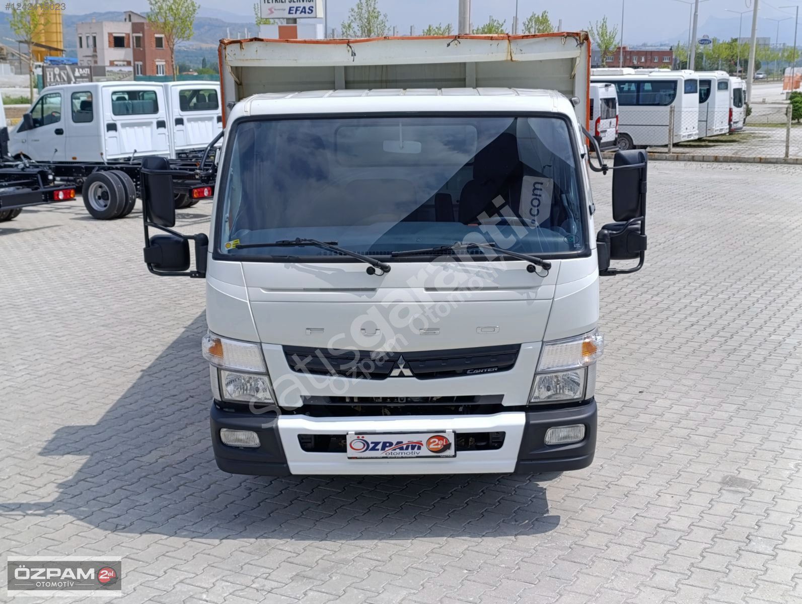 ÖZPAM 2.EL'DEN 2015 MİTSUBİSHİ TF B85 AÇIK SAÇ KASA KAMYON
