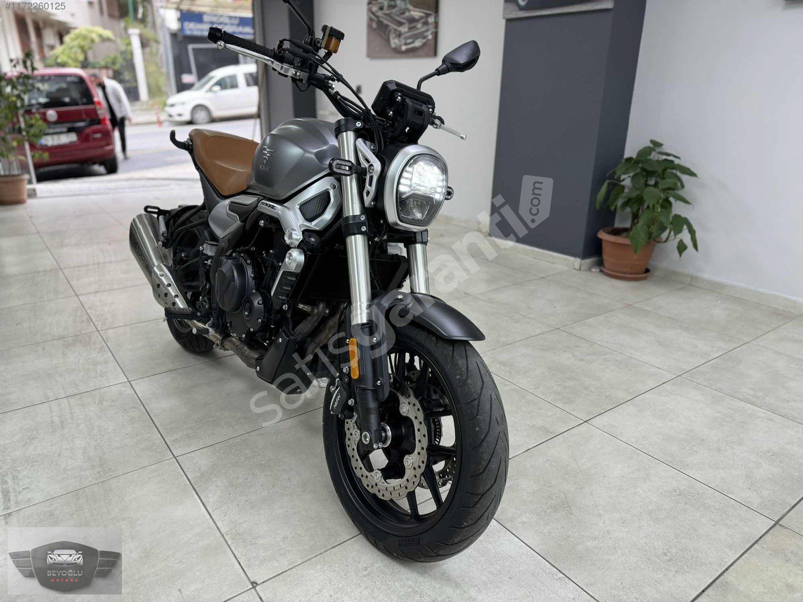 BEYOĞLU MOTORS 2022 VOGE MOTOSİKLET GRİ- TABA