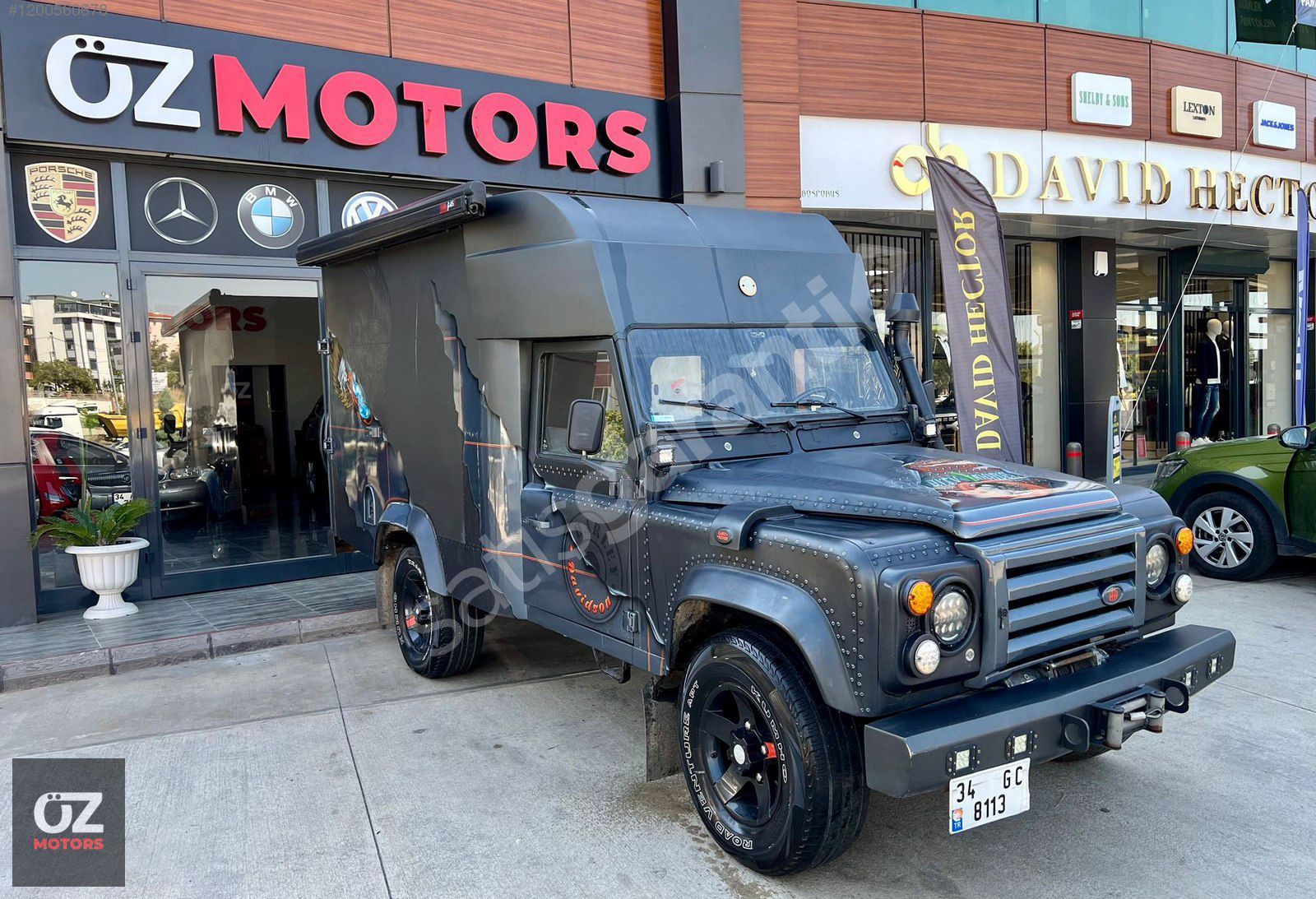 ÖZ MOTORS 1992 LANDROVER DEFENDER HARLEY DAVİDSON COSTUM EDİTİON
