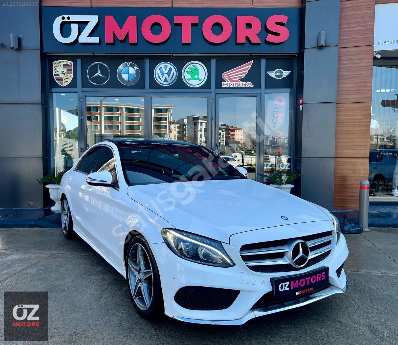 ÖZ MOTORS 2016 MERCEDES C200d AMG C.TAVANLI K.ISITMALI HATASIZ