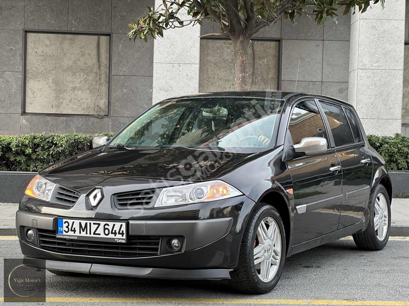 MEGANE 2 PRVİLAGE DİZEL MANUEL SİYAH SIFIR MUAYENE