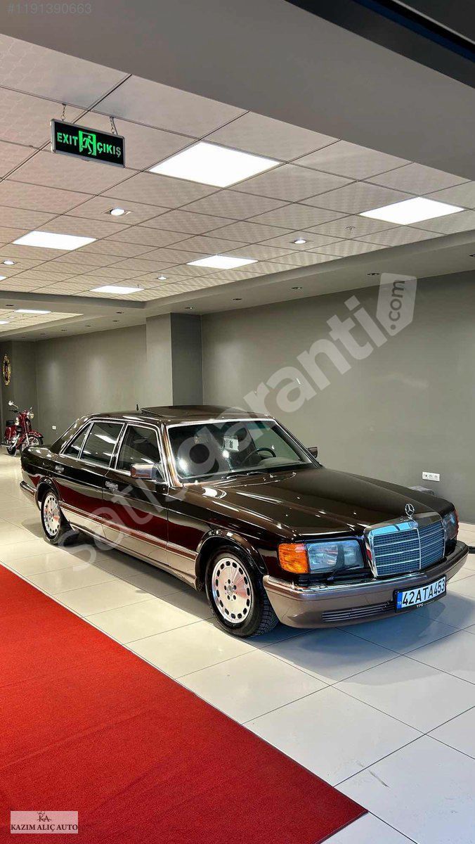 KARTA 12 KOLEKSİYONLUK MERCEDES BENZ 560 SEL NADİR RENK ORJNL KM