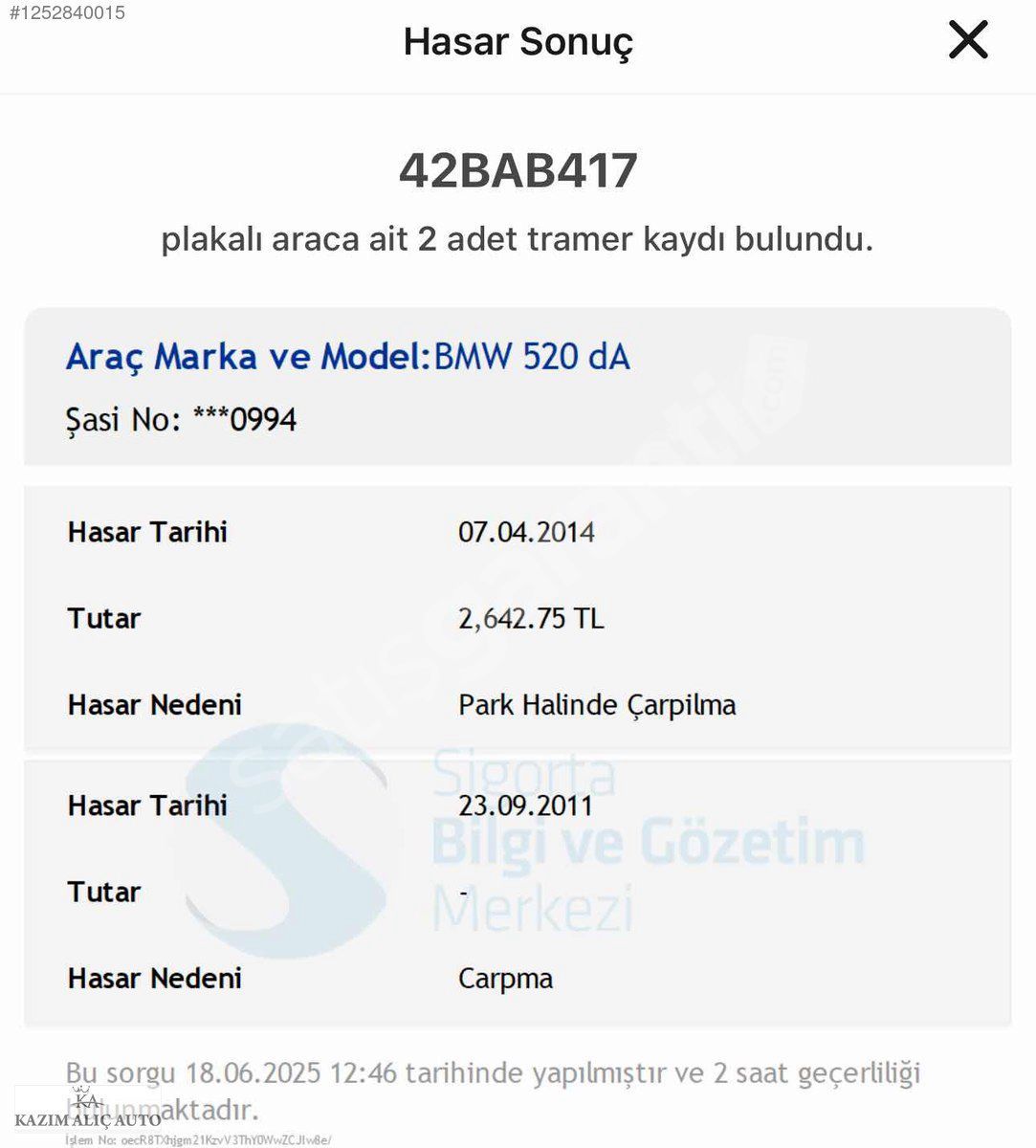 BAYİ ÇIKIŞLI 2011 520D M SPORT NBT EKRANDEĞİŞENSİZ FULL BAKIMLI