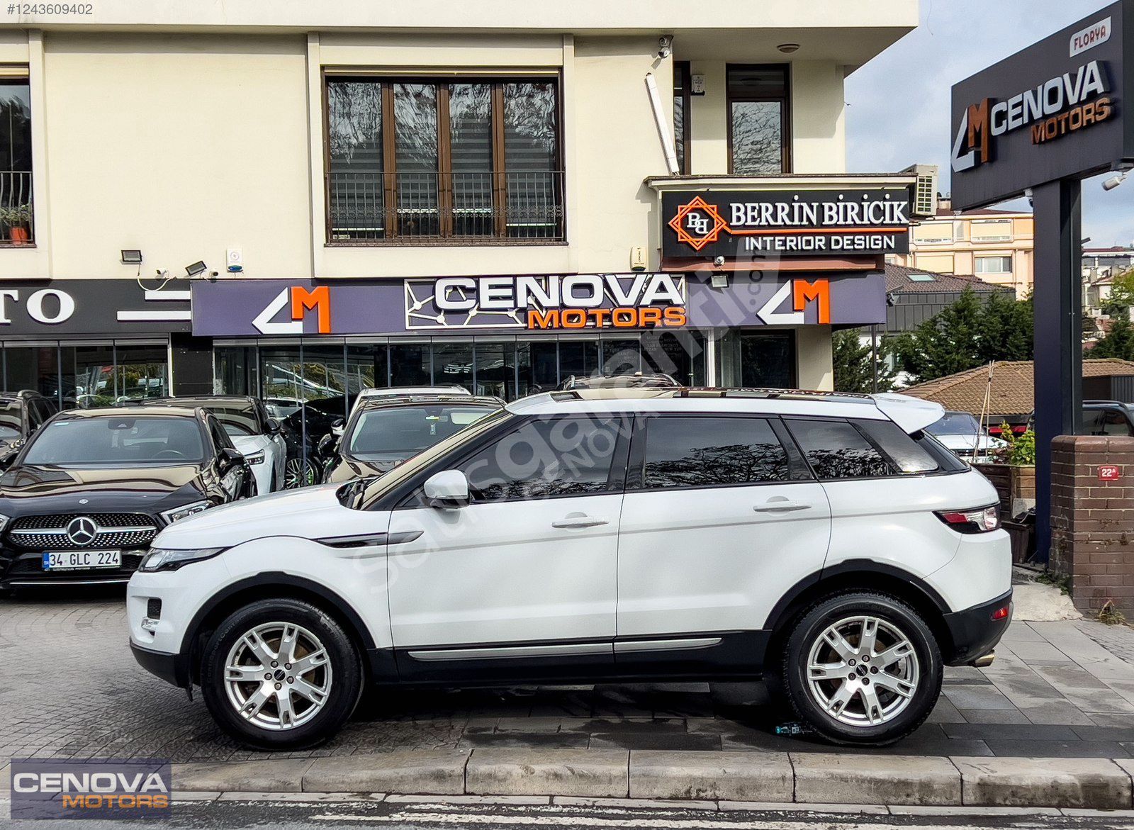 CENOVA MOTORS RANGE ROVER EVOQUE C.TAVAN+MERİDİAN+ISITMA+BOYASIZ