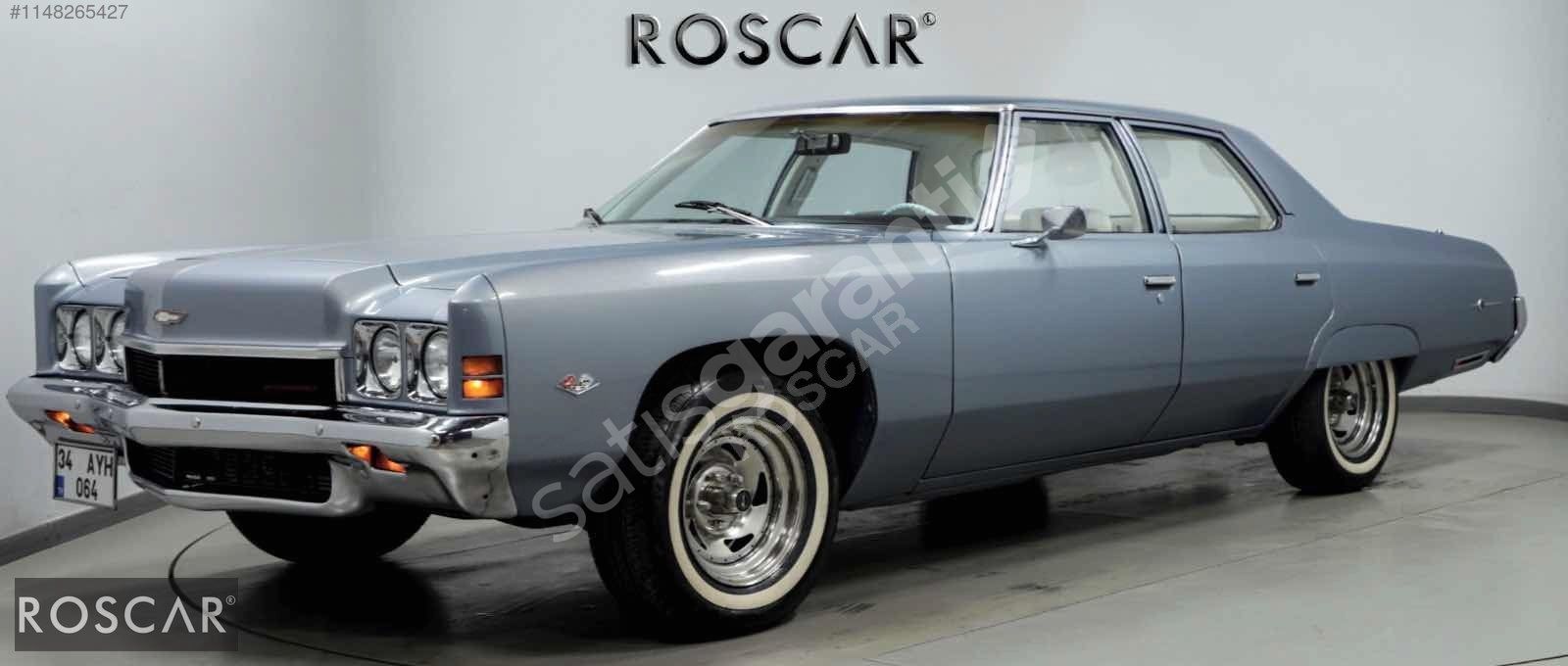 ROSCAR'DAN 1972 CHEVROLET İMPALA V6 KOLDAN OTOMATİK VİTES