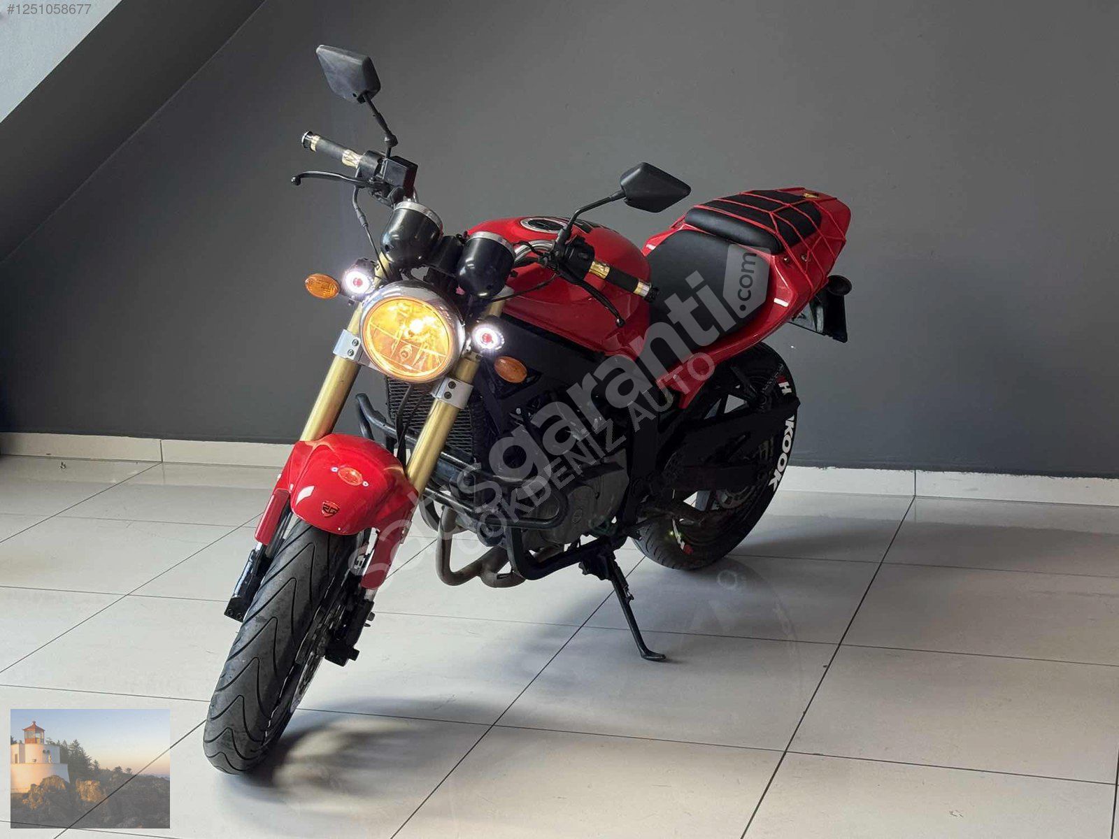 2008 MODEL HYSOUNG 250 NAKED FULL REVİZE ÖZEL RENK ALEV KIRMIZI