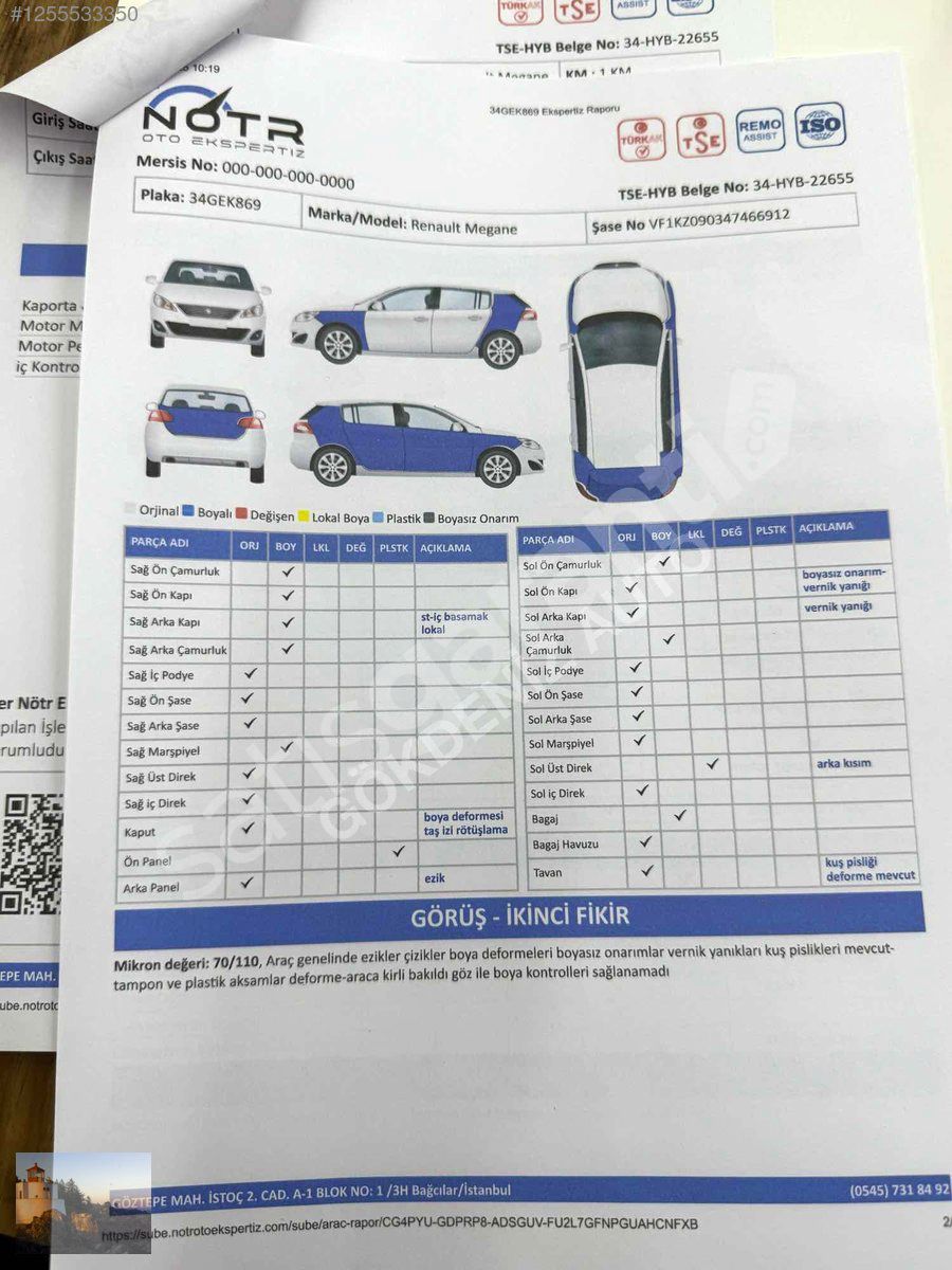 GÖKDENİZden 2012 dizel otomatik GT