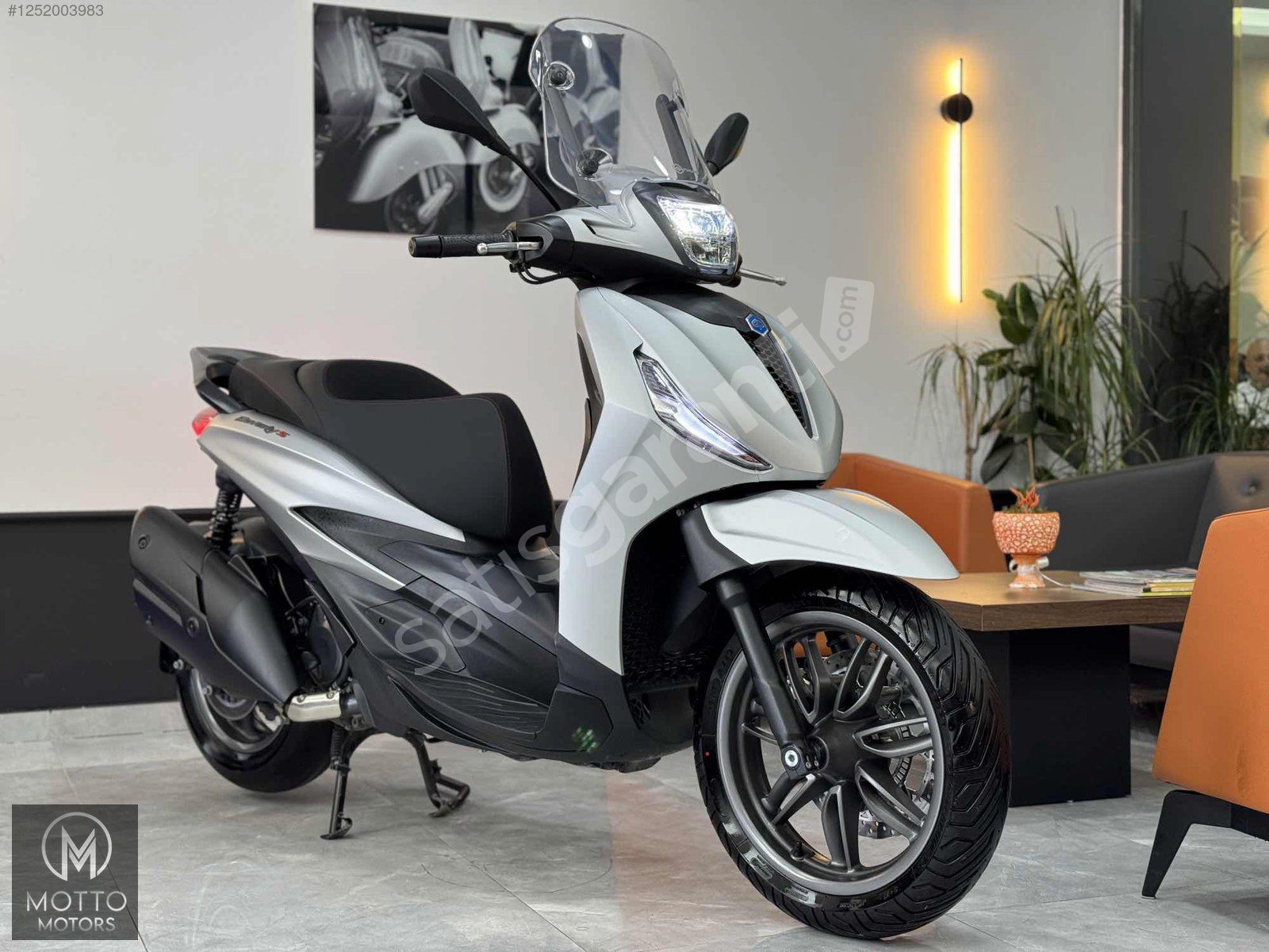 MOTTO MOTORS - Piaggio Beverly S 400 2023 Model %20 KDV,Hatasız